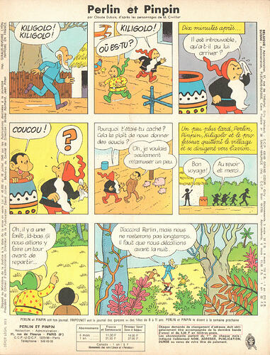 Perlin et Pinpin n°17 du jeudi 25 avril 1968