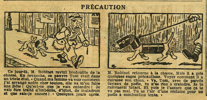 Cri-Cri 1936 - n°904 - page 2 - Précaution - 23 janvier 1936