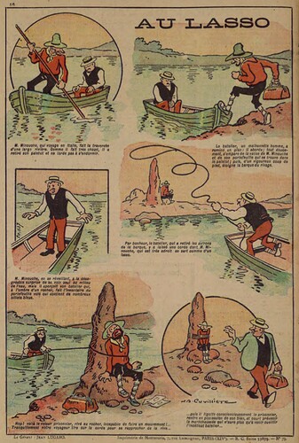 Pierrot 1927 - n°79 - page 16 - Au lasso - 26 juin 1927