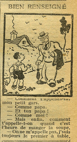 Cri-Cri 1931 - n°680 - page 11 - Bien renseigné - 8 octobre 1931