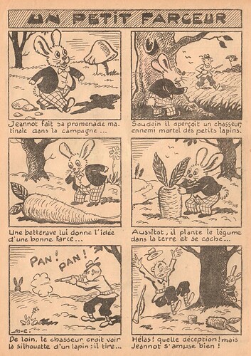 Le Journal de Bébé 1939 - n°416 - 26 octobre 1939 - Un petit farceur - page 13