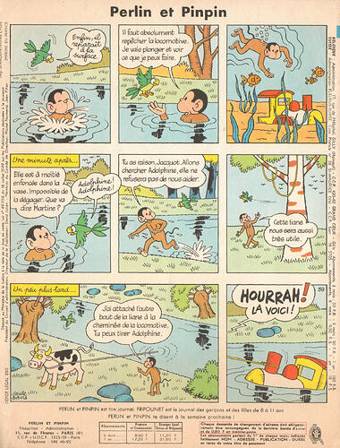 Perlin et Pinpin n°38 du jeudi 22 septembre 1966