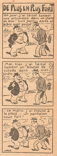 Coeurs Vaillants 1937 - n°42 - page 8 - De plus en plus fort - 17 octobre 1937