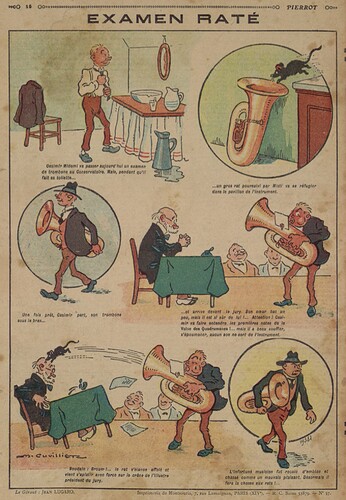 Pierrot 1927 - n°57 - page 16 - Examen raté - 23 janvier 1927