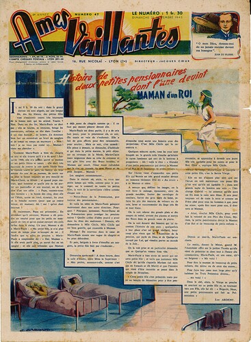 Ames Vaillantes 1943 - n°47 - 21 novembre 1943 - page 1