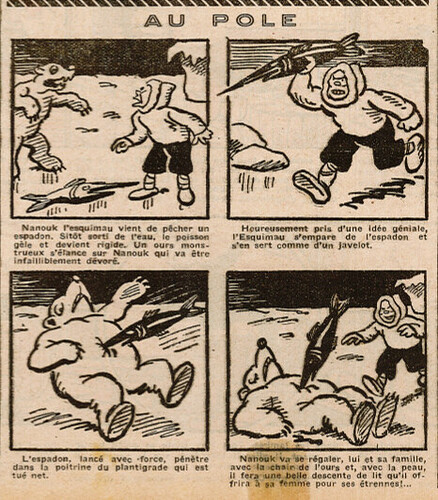 Coeurs Vaillants 1933 - n°3 - page 2 - Au pôle - 15 janvier 1933