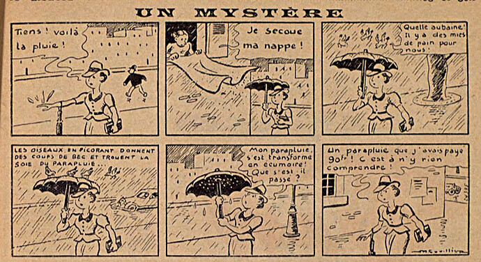 Lisette 1937 - n°46 - page 15 - Un mystère - 14 novembre 1937