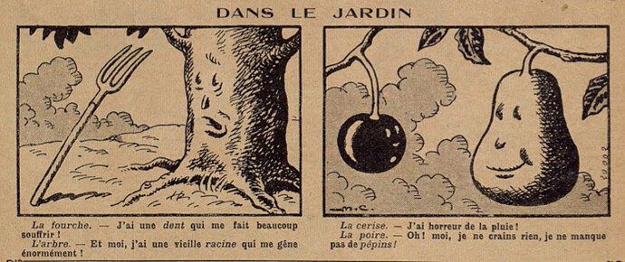 Lisette 1937 - n°28 - page 2 - Dans le jardin - 11 juillet 1937