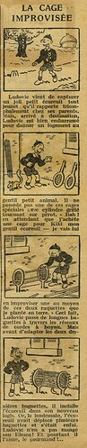 Cri-Cri 1930 - n°622 - page 2 - La cage improvisée - 28 août 1930