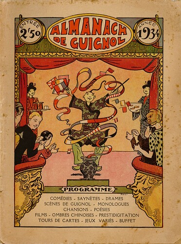 Almanach de Guignol 1934 - Page de couverture