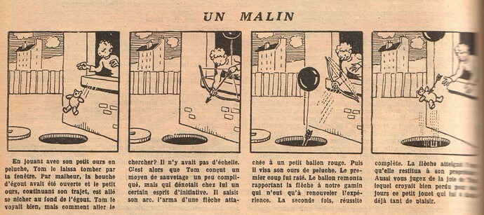 Fillette 1928 - n°1057 - page 6 - Un malin - 24 juin 1928