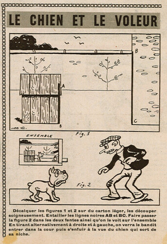 Ames Vaillantes 1951 - n°38 - Le chien et le voleur - 23 septembre 1951