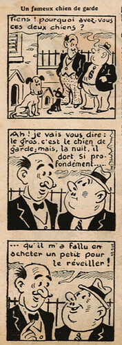 Pierrot 1938 - n°15 - page 2 - Un fameux chien de garde - 10 avril 1938