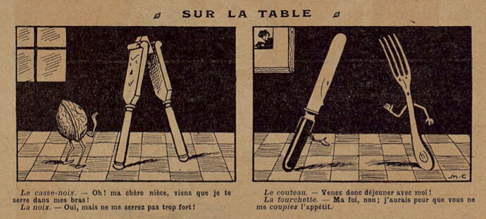 Lisette 1936 - n°52 - page 2 - Sur la table - 27 décembre 1936