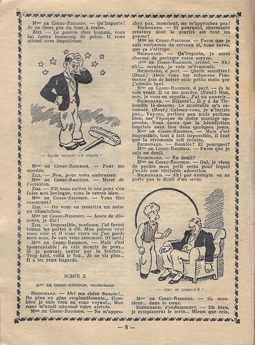 Almanach Petit Illustré 1932 - Les Farces de Zizi - page 8