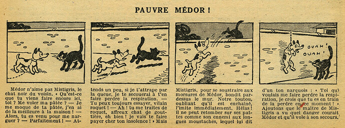Fillette 1933 - n°1325 - page 6 - Pauvre Médor - 13 août 1933