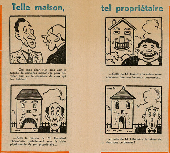 Petits Belges 1934 - n°14 - Telle maison, tel propriétaire - 8 avril 1934 - pages centrales
