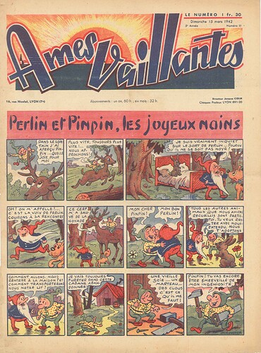 Ames Vaillantes 1942 - n°11 - 15 mars 1942 - page 1