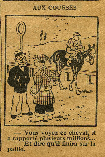 Cri-Cri 1930 - n°601 - page 11 - Aux courses - 3 avril 1930
