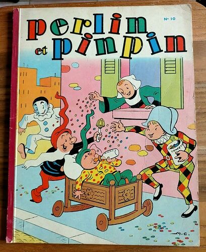Reliure Perlin et Pinpin 1958 - n°10 - du n°28 au n°35 (quart)