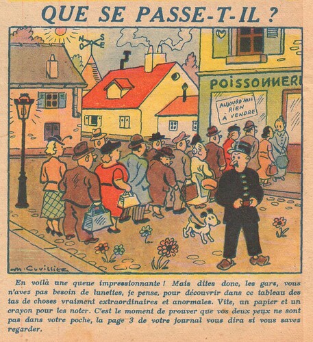 Coeurs Vaillants 1943 - n°50 - page 1 - Que se passe-t-il - 12 décembre 1943