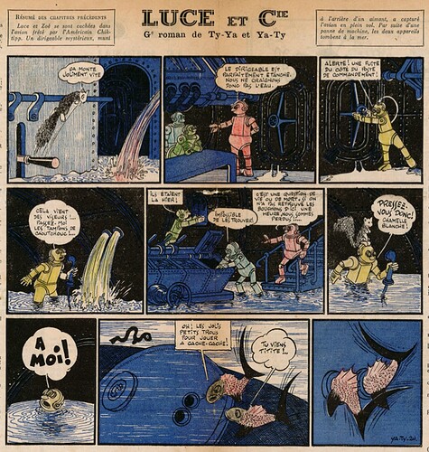Ames Vaillantes 1938 - n°19 - pages 4 et 5 - Lucie et Cie - 12 mai 1938