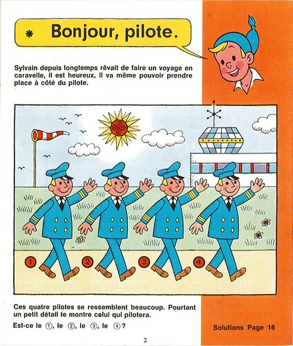 Albums Jeux - 1966 - Claude Dubois - Sylvain pilote de caravelle - page 2