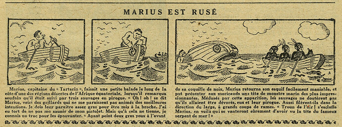 L'Intrépide 1928 -n°945 - page 4 - Marius est rusé - 30 septembre 1928