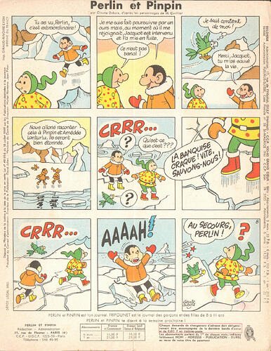 Perlin et Pinpin n°47 du jeudi 24 novembre 1966