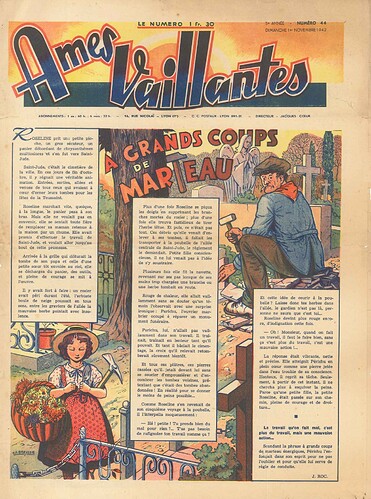 Ames Vaillantes 1942 - n°44 - 1er novembre 1942 - page 1