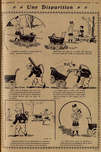 Lisette 1929 - n°7 - page 5 - Une disparition - 17 février 1929