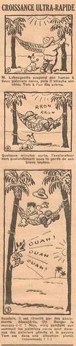 Coeurs Vaillants 1935 - n°43 - page 2 - Croissance ultra rapide - 27 octobre 1935