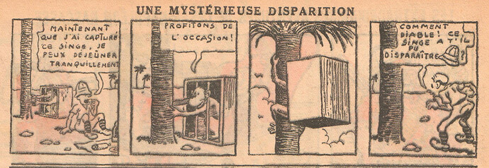 Hardi 1937 - n°2 - page 7 - Une mystèrieuse disparition - 4 juillet 1937