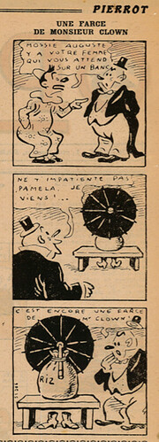 Pierrot 1935 - n°49 - page 2 - Une farce de Monsieur Clown - 8 décembre 1935