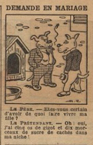 Fillette 1934 - n°1359 - page 7 - Demande en mariage - 8 avril 1934