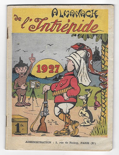Almanach de L'Intrépide 1927 - couverture