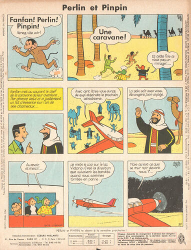 Perlin et Pinpin n°3 du jeudi 21 janvier 1965