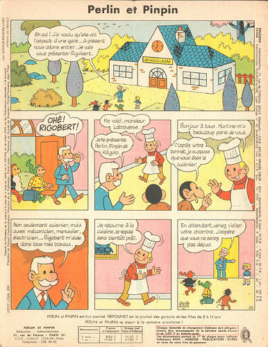 Perlin et Pinpin n°9 du jeudi 3 mars 1966