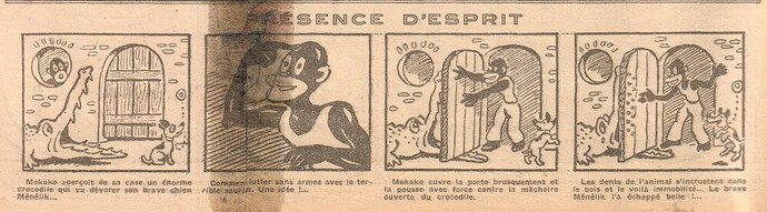 Coeurs Vaillants 1933 - n°49 - page 2 - Présence d'esprit - 3 décembre 1933