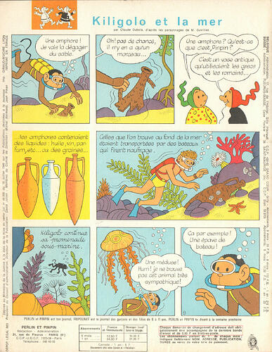 Perlin et Pinpin n°32 du jeudi 8 août 1968