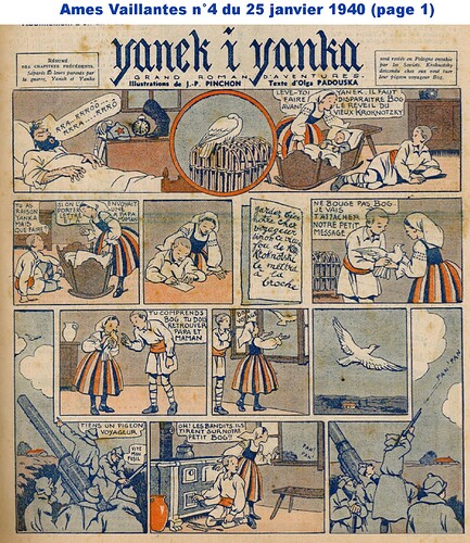 Ames Vaillantes 1940 - n°4 - 25 janvier 1940 - page 1 (cadré)