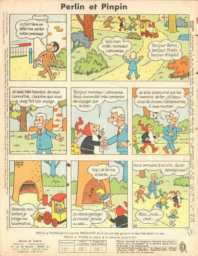 Perlin et Pinpin n°8 du jeudi 24 février 1966