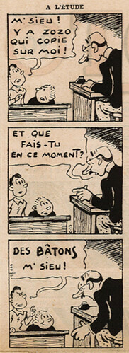Pierrot 1937 - n°45 - page 2 - A l'étude - 7 novembre 1937