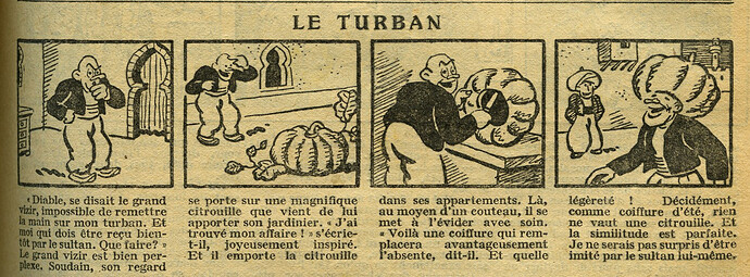 Cri-Cri 1931 - n°672 - page 11 - Le turban - 13 août 1931