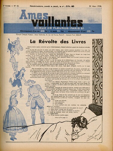 Ames Vaillantes 1938 - n°13 - 31 mars 1938 - page 1