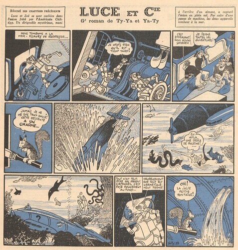 Ames Vaillantes 1938 - n°18 - page 8 - Lucie et Cie - 5 mai 1938