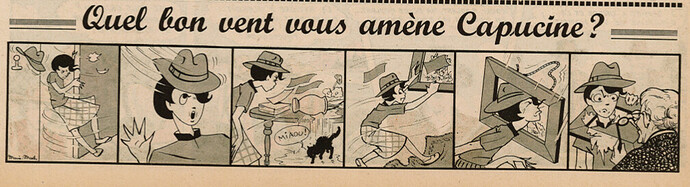 Ames Vaillantes 1951 - n°44 - 4 novembre 1951 - Quel bon vent vous amène Capucine
