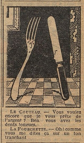 Fillette 1937 - n°1511 - page 10 - Le Couteau - Vous voulez encore que je vous prête de l'argent - 7 mars 1937