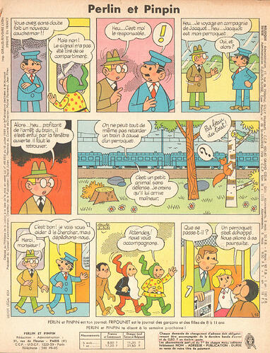 Perlin et Pinpin n°47 du jeudi 25 novembre 1965