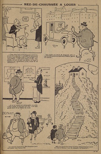 Pierrot 1926 - n°38 - page 5 - Rez-de-chaussée à louer - 12 septembre 1926